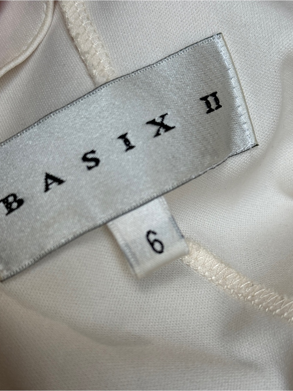 Basix II Ivory Beaded Formal Midi Dress with Matching Shawl Size 6 - Picture 9 of 11